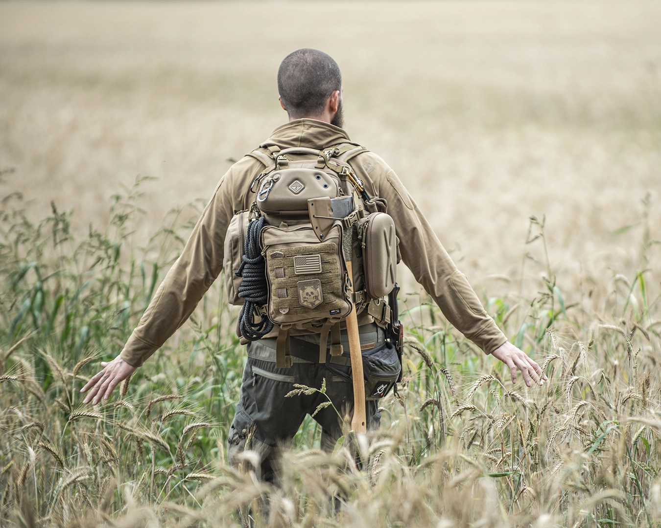 commercial-outdoor-gear-photography-tactical-backpack-hard-pouches-field-tested-gladiator-poland