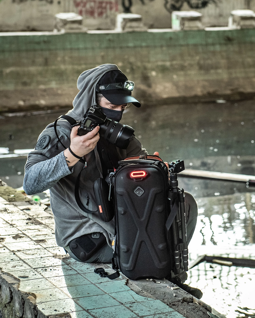 outdoor-in-use-product-photography-rugged-gear-abandoned-swimming-pool-poland