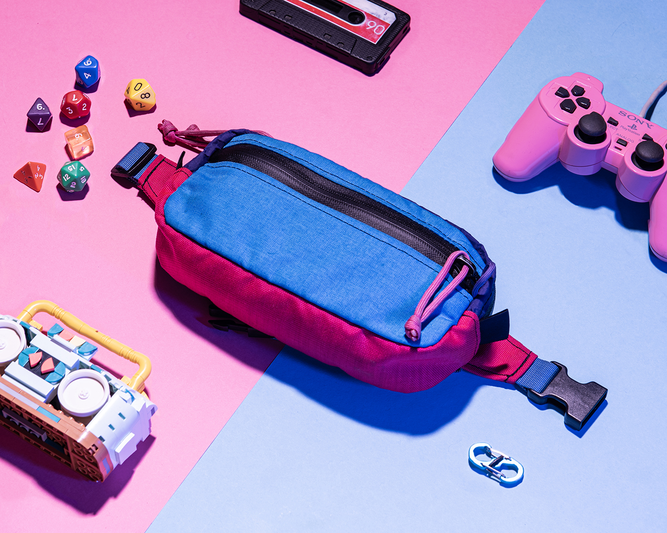 waist pack rummagear gear addicts colorfull retro 90s